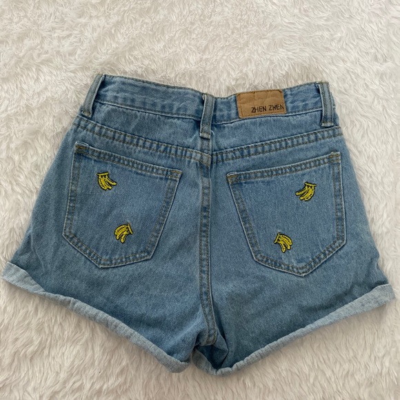 High waisted banana shorts - Picture 3 of 5